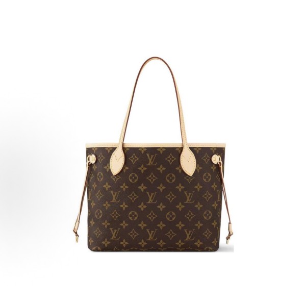 LOUIS VUITTON NEVERFULL PM mother-and-child bag, small brown